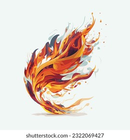 Vektorfeuerflammenmuster