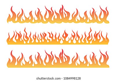 Vector of fire flame flyer