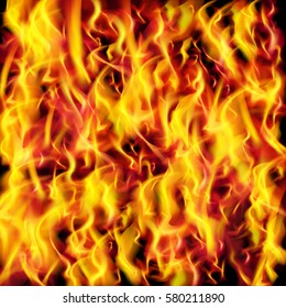 Vector fire flame texture background