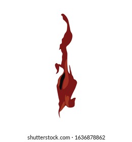 vector fire flames sign illustration isolated - fire icon