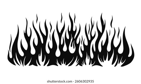 vector fire icon set featuring flaming campfires, fiery explosions, and abstract blazes. Perfect for hot energy designs, danger symbols, decorative elements, and warm-themed PNG.	
