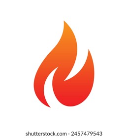 vector fire logo premium template