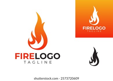 vector fire logo premium template