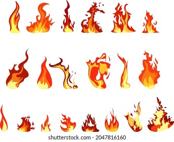 Vector Of The Fires Bundle - Fire Clipart Bundle