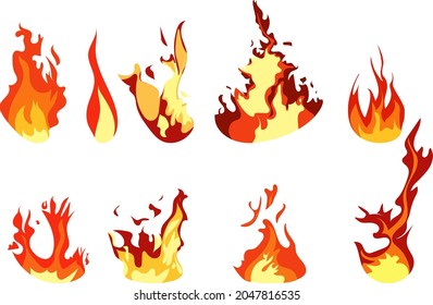 Vector Of The Fires Bundle - Fire Clipart Bundle