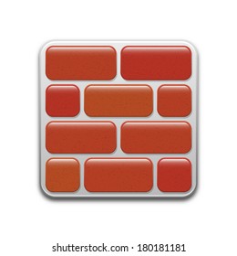 Vector firewall icon