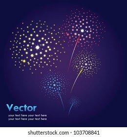 Vector firework