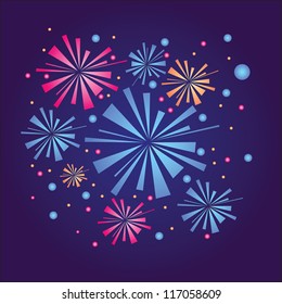 Vector firework