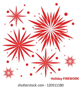 Vector firework