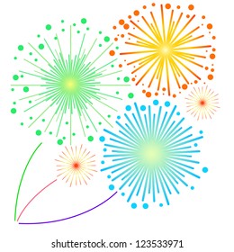 Vector firework