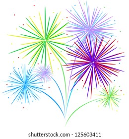Vector firework