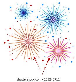 Vector firework