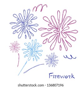 Vector firework