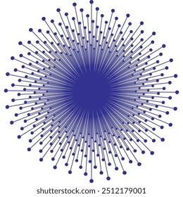 vector firework shapes burst light rays
