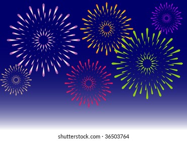 Vector Fireworks