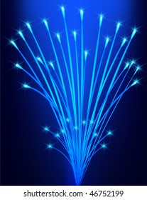 Vector fireworks