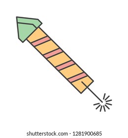 vector fireworks icon