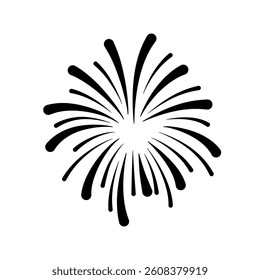 Vector Fireworks Illustration for New Year and Party Event