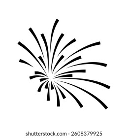 Vector Fireworks Illustration for New Year and Party Event