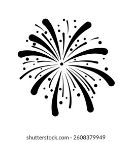 Vector Fireworks Illustration for New Year and Party Event