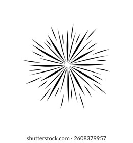 Vector Fireworks Illustration for New Year and Party Event