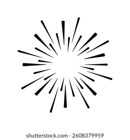 Vector Fireworks Illustration for New Year and Party Event