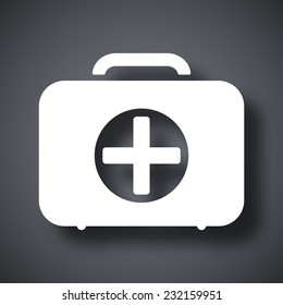 Vector first aid box icon
