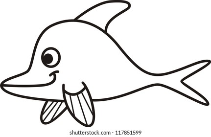 vector fish illustration