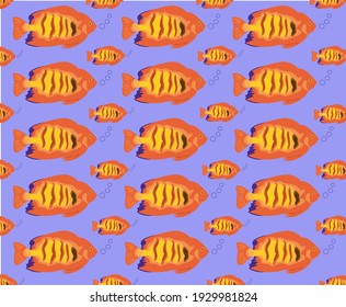 vector fish illustration, background and wallpaper
