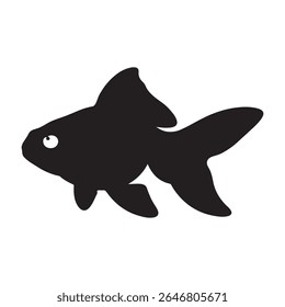 A vector fish image with a white background.