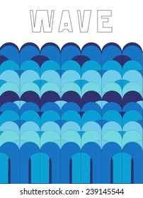 Vector fish scales pattern (Can be used as texture for cards, invitations, DIY projects, web sites or for any other design) 