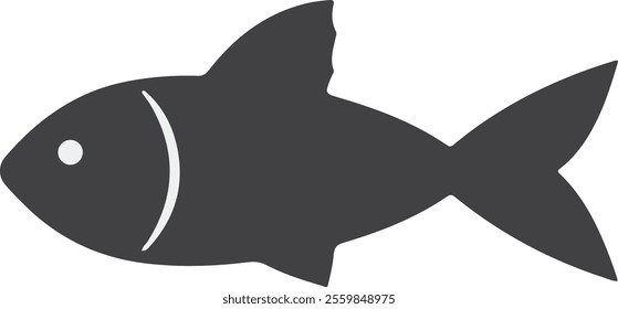 vector fish, fish skeleton animal drawing	