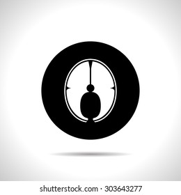 Vector fish slice icon.  Food icon. Eps10