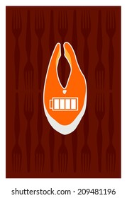 Vector of fish steak of salmon isolated. Clean Eating Concept.