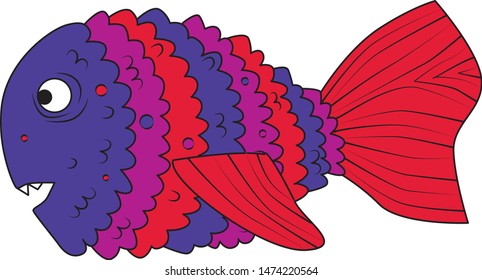 vector fish for your design