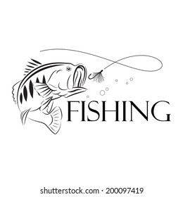 vector fishing design-illustration symbol