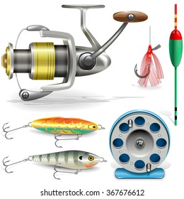 Vector Fishing Tackle isolated