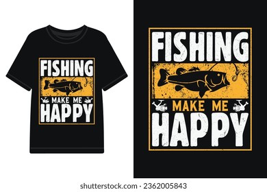 Vector fishing T-shirt design, typography t shirt design vector files