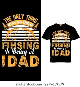 Vector fishing typography t-shirt, fishing shirt template, fishing vector t shirt design.