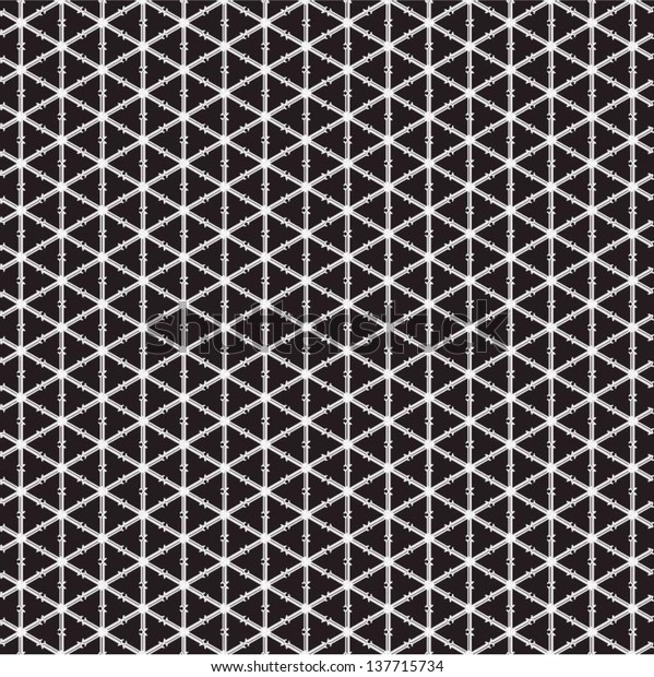 Download Vector Fishnet Pattern Ornamental Style Stock Vector ...