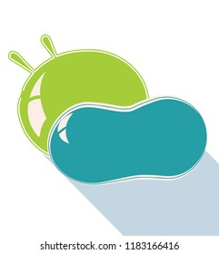 Vector fit ball icon in the style of a flat lay  from orthopedic goods icon set. For stores advertising and app stores with orthopedic goods, pharmacies and medical institutions.