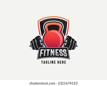 Vector fitness and crossfit healthy car logo gradient