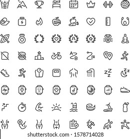 vector fitness icons - gym exercise illustrations, training muscle. sport icons