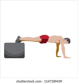 Vector fitness man