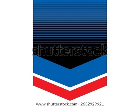 Vector flag,  Basis for price tags, POS materials, pointer for stores. Poster for promotions. Arrow. pennant. Vector background. blue red black. for advertising and posters