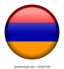 Vector flag button series - Armenia
