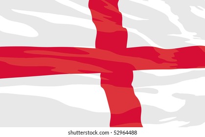Vector flag of England