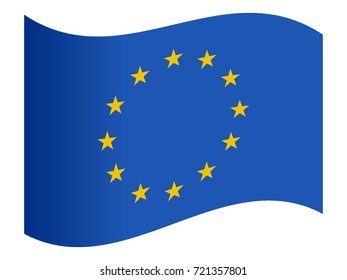 Vector flag of European Union
