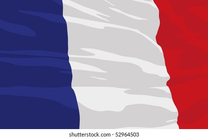 Vector flag of France