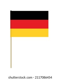 Vector Flag
Germany On A Stick. Design Element. Signs And Symbols. Flags.